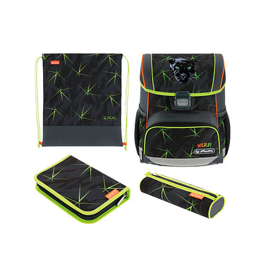 Schulranzen-Set 50046225 Loop Plus, Wild Life, mit Schnallen