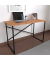 Schreibtisch Insasi, 75cm (H), 90x50cm (BxT), rechteckig, honig-eiche / schwarz