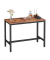 Stehtisch LBT91X 90cm (H), 120x60cm (BxT), rechteckig, braun / schwarz