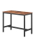 Stehtisch LBT91X 90cm (H), 120x60cm (BxT), rechteckig, braun / schwarz