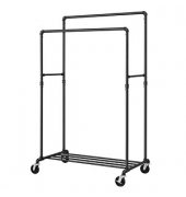 Rollgarderobe HSR60BV1 schwarz Metall 100,0 x 142,0  162,0 cm
