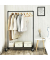 Rollgarderobe schwarz Metall 100,0 x 163,0 cm
