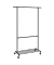Rollgarderobe schwarz Metall 100,0 x 198,0 cm
