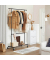 Rollgarderobe schwarz Metall 100,0 x 198,0 cm