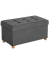 Sitztruhe LSF16GYZ dunkelgrau Stoff 76,0 cm