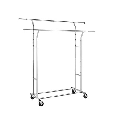 Rollgarderobe HSR12SV1 schwarz Metall 129,0 - 169,0 x 148,0 - 172,0 cm