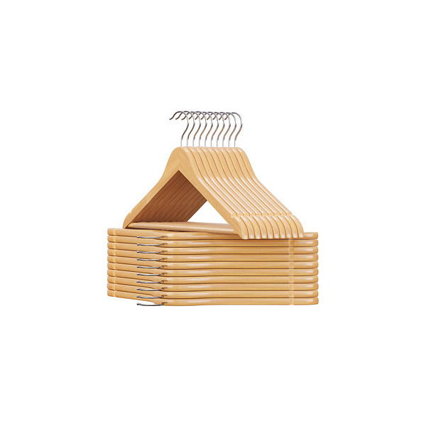 6955880325276 - Songmics - Kleiderbügel aus Holz für Anzüge 20er Set Jackenbügel aus Massivholz Einkerbungen im Schulterbereich rutschfest Jacken Hemden 6955880325276 - Songmics - Kleiderbügel aus Holz für Anzüge 20er Set Jackenbügel aus Massivholz Einkerbungen im Schulterbereich rutschfest Jacken Hemden