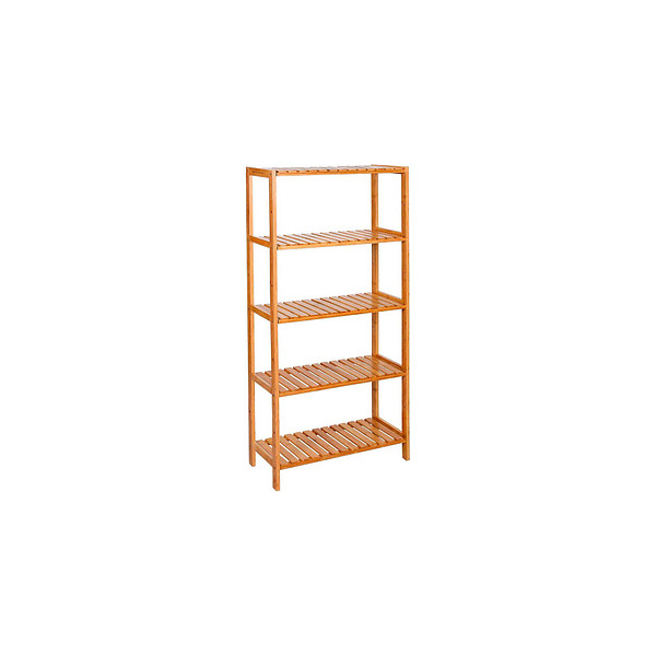 6955880335732 - Songmics - Badregal Küchenregal Standregal 5 Ablagen Schuhregal Blumenständer Bücherregal Bambusregal 130 x 60 x 26cm BCB35Y - Natur 6955880335732 - Songmics - Badregal Küchenregal Standregal 5 Ablagen Schuhregal Blumenständer Bücherregal Bambusregal 130 x 60 x 26cm BCB35Y - Natur