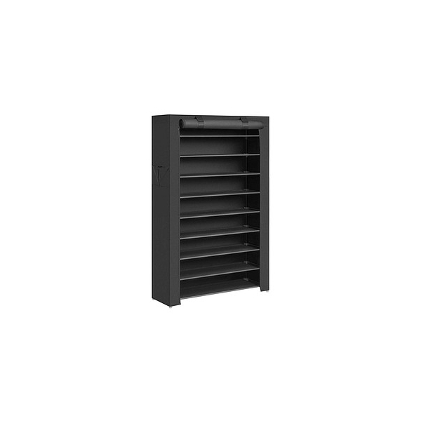 6955880349999 - Songmics - xxl 10 Schicht staubdichtes Schuhregal für ca 45 paar Schuhe Schuhschrank Schuhablage 88 x 28 x 160cm Schwarz RXJ36H - Schwarz 6955880349999 - Songmics - xxl 10 Schicht staubdichtes Schuhregal für ca 45 paar Schuhe Schuhschrank Schuhablage 88 x 28 x 160cm Schwarz RXJ36H - Schwarz