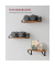 Wandregale-Set braun, schwarz 30,0  35,0  40,0 x 12,0 x 11,0 cm