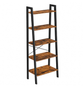 Bücherregal braun, schwarz 56,0 x 32,0 x 172,0 cm