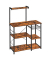 Küchen-Organizer braun, schwarz 90,0 x 40,0 x 134,0 cm