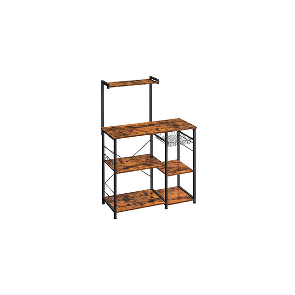 6955880399383 - Küchen-Organizer braun schwarz 900 x 400 x 1340 cm 6955880399383 VASAGLE 6955880399383 - Küchen-Organizer braun schwarz 900 x 400 x 1340 cm 6955880399383 VASAGLE