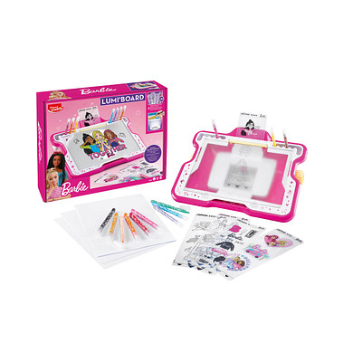 Zeichenprojektor LUMI'BOARD Barbie pinkweiß Zeichenprojektor LUMI'BOARD Barbie pinkweiß
