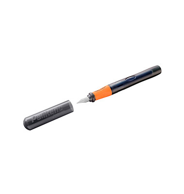 Pelikano Junior Patronenfüller antrazitorange A (für Anfänger)