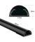 halbrund Alu Kabelkanal 110,0 cm schwarz
