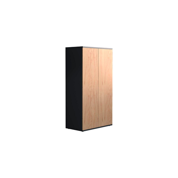 4051814419317 - Holz Kommode Sideboard Highboard Anrichte Schrank Dalosa 3 Drehtüren (Farbe Anthrazit Honig-Eiche) 4051814419317 - Holz Kommode Sideboard Highboard Anrichte Schrank Dalosa 3 Drehtüren (Farbe Anthrazit Honig-Eiche)