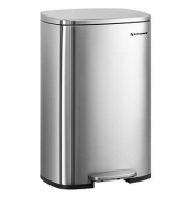 Mülleimer 50,0 l silber