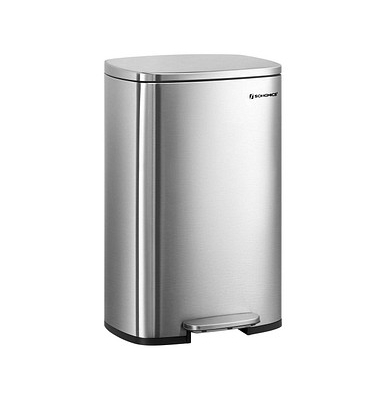 Mülleimer 50,0 l silber