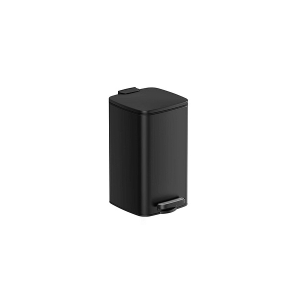 0194343154541 - Kosmetikeimer 8 Liter Mülleimer Bad kleiner Abfalleimer Tretmülleimer - Schwarz - Songmics 0194343154541 - Kosmetikeimer 8 Liter Mülleimer Bad kleiner Abfalleimer Tretmülleimer - Schwarz - Songmics