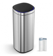 Mülleimer 50,0 l silber