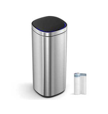 Mülleimer 50,0 l silber