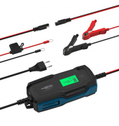 BC 6-12V, 4A Autobatterie-Ladegerät schwarz