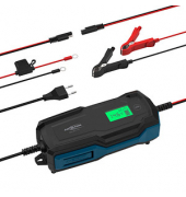 BC 6-12V, 6A Autobatterie-Ladegerät schwarz