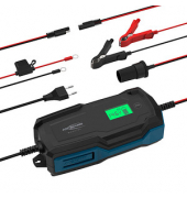 BC 6-12V, 10A Autobatterie-Ladegerät schwarz