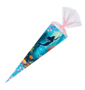 Schultüte Meerjungfrau 85,0 cm mehrfarbig