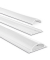 halbrund PVC Kabelkanal 100,0 cm weiß