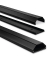 eckig Alu Kabelkanal 110,0 cm schwarz