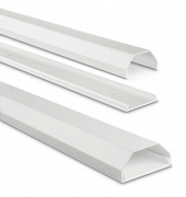 eckig Alu Kabelkanal 110,0 cm weiß