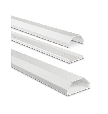 eckig Alu Kabelkanal 110,0 cm weiß