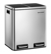 Mülltrenner 2 x 15,0 l edelstahl