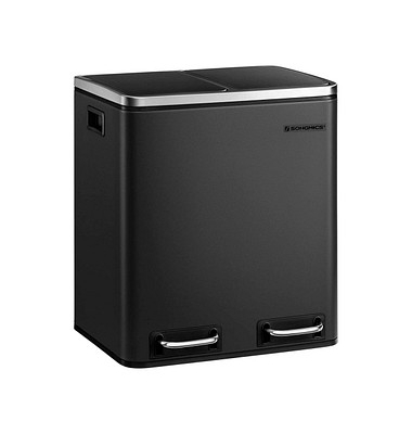 Mülltrenner 2 x 15,0 l schwarz