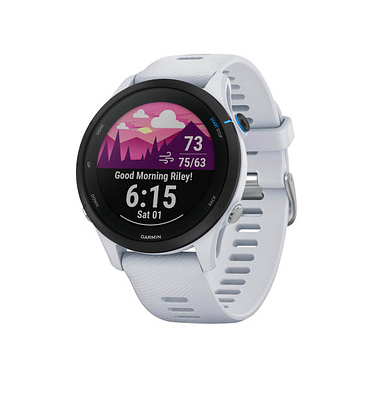 Forerunner 255 Smartwatch steinweiß, schwarz