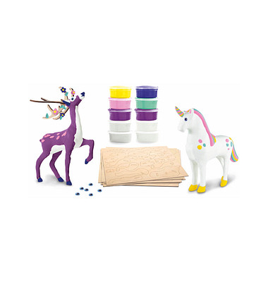 Bastelset Magische Tiere mehrfarbig