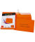 Designbriefumschlag Color 74634.82, C6, haftklebend, 100g, orange