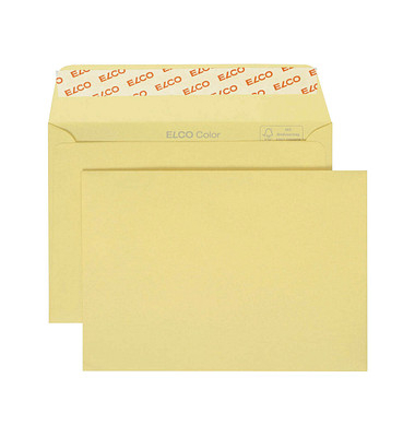 Designbriefumschlag Color 74634.41, C6, haftklebend, 100g, hellchamois