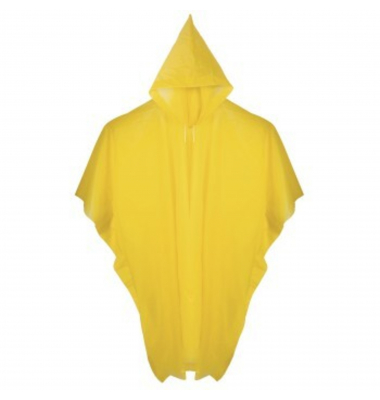 Regenponcho, gelb, Größe Einheitsgröße