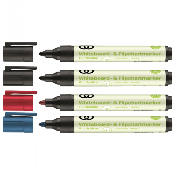 4003630031105 - oeco 3197 2 x schwarz je 1 x rot blau 15-3mm  4003630031105 4 Stück