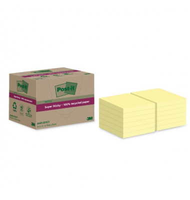 Haftnotizen 7100284981, 76x76mm, gelb, quadratisch