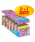 Haftnotizen 654-SE24P, Super Sticky Notes, 76x76mm, 4-farbig sortiert (vitalorange/limonengr&uuml;n/powerpink/paradisblau), quadratis
