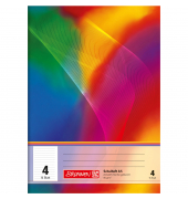 Schulheft 10-4590402, Lineatur 4 / liniert, A5, 80g, regenbogen, 16 Blatt / 32 Seiten