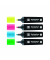 Textmarker oeco No. 10, 3128, Set, farbig sortiert (rosa/gelb/gr&uuml;n/blau), 2-5mm Keilspitze