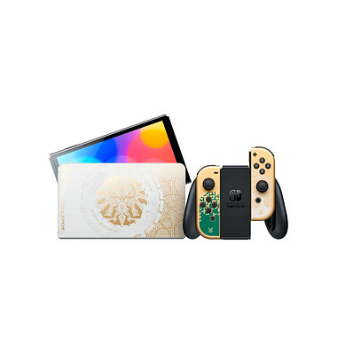 Switch OLED Zelda Tears of the Kingdom Edition Spielkonsole weiß