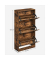 Schuhschrank, LBC030X01 braun keine Fachböden 60,0 x 24,0 x 120,0 cm