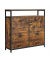 Schuhschrank, LBS803B01 braun 1 Fachboden 98,3 x 30,0 x 95,0 cm