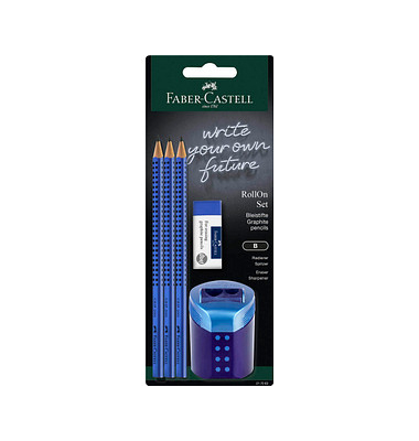 GRIP 2001 Bleistift-Set B blau 1 Set
